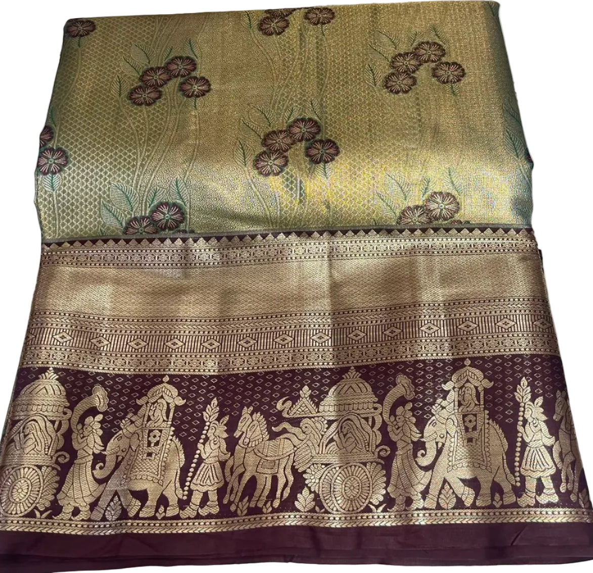 Dharmavaram light weight Pattu Saree