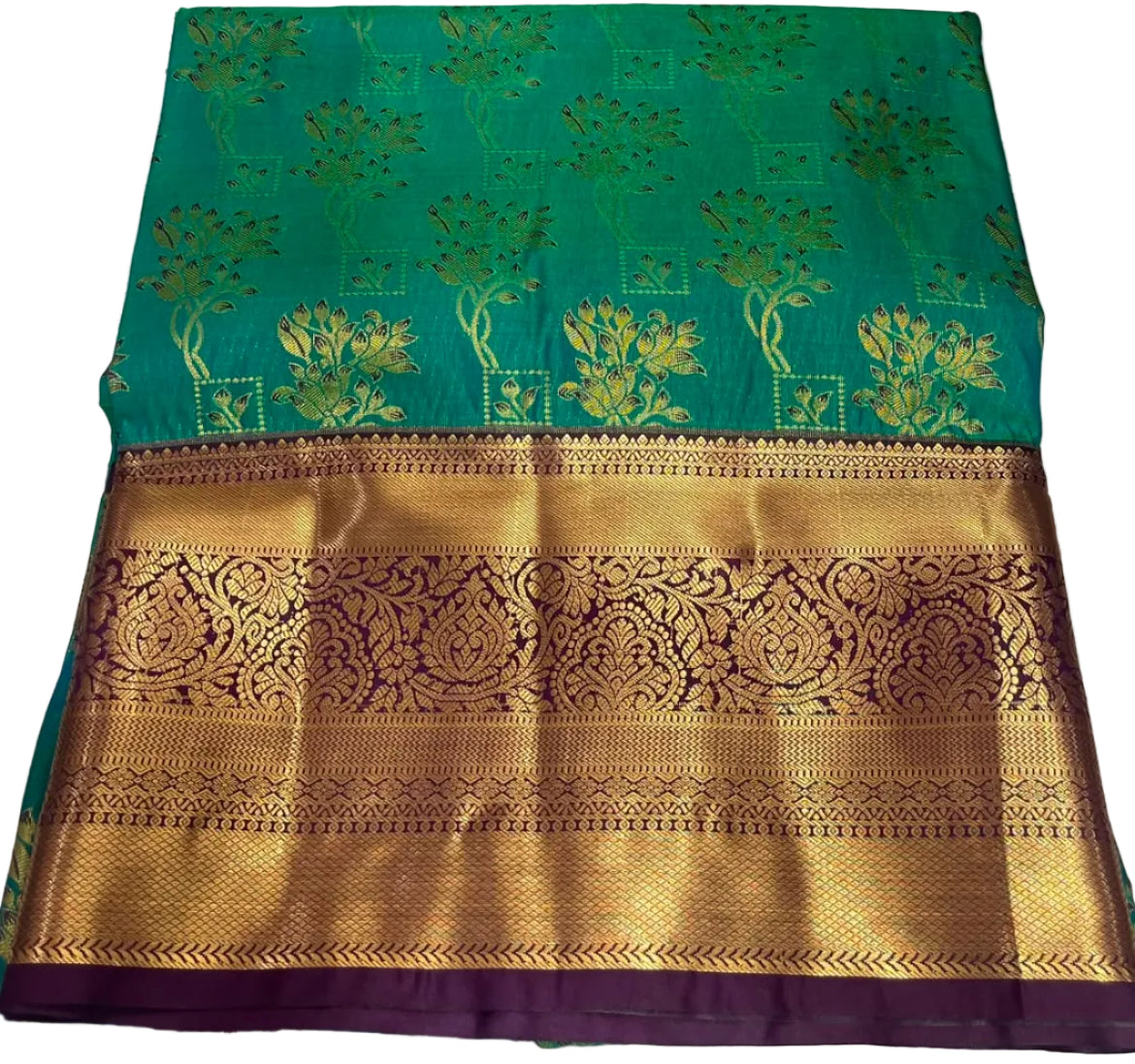 Pick & pick light weight pattu saree.