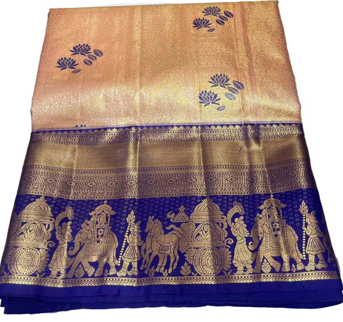 Dharmavaram light weight Pattu  Saree
