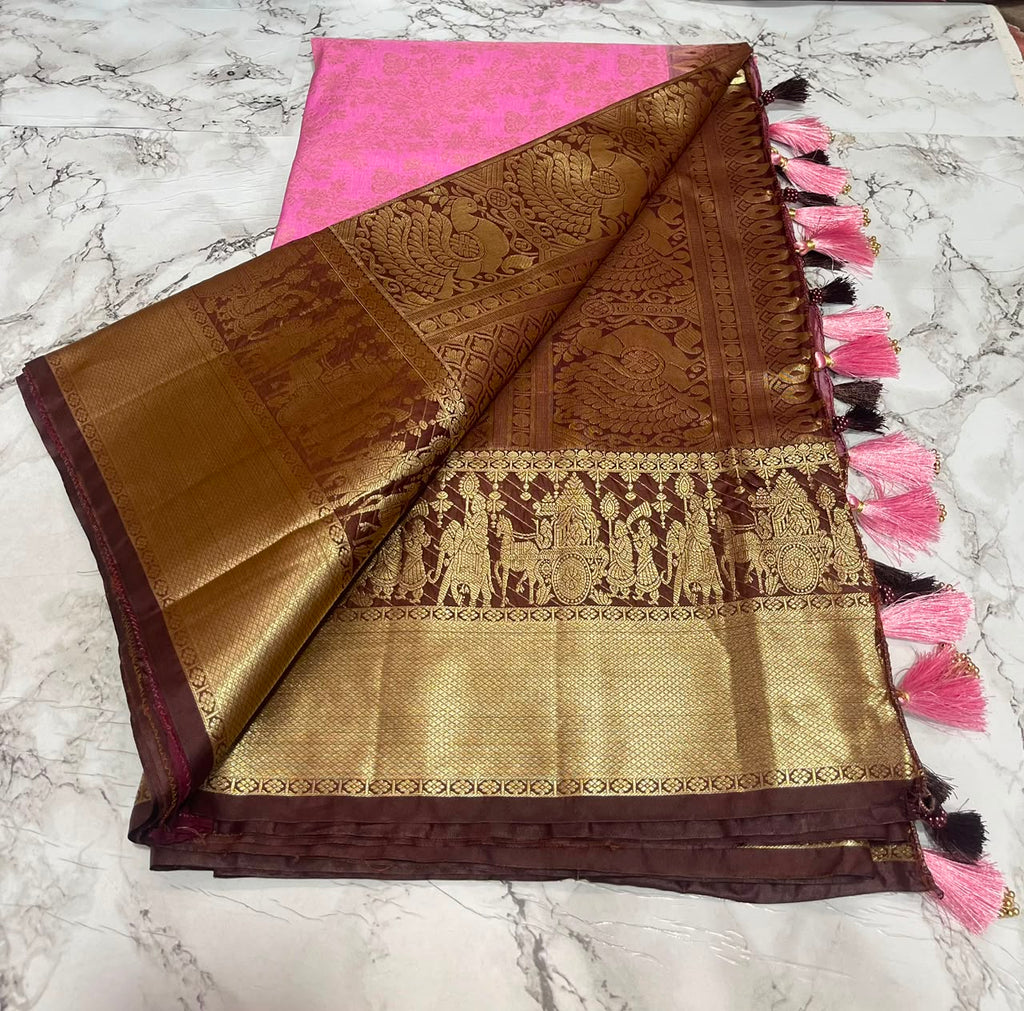 Kanjivaram ready to ware Saree with Blouse