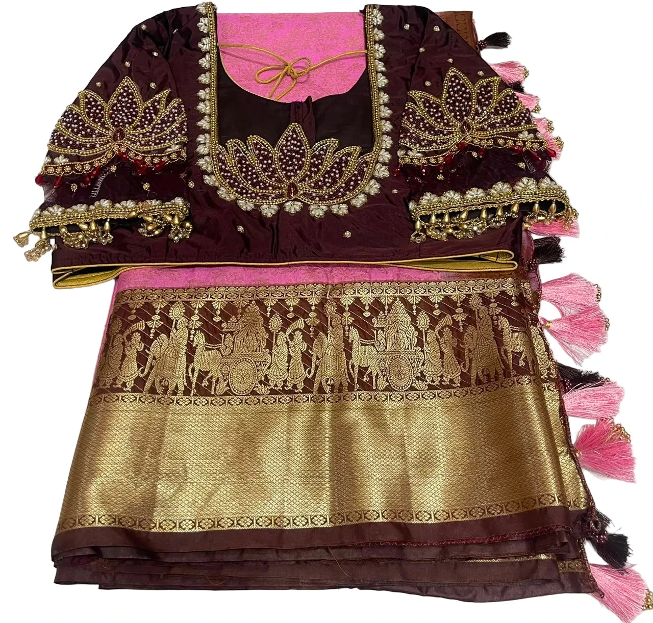 Kanjivaram ready to ware Saree with Blouse