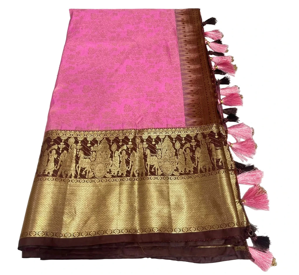 Kanjivaram ready to ware Saree with Blouse